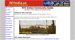 Desktop Screenshot of nyindia.us